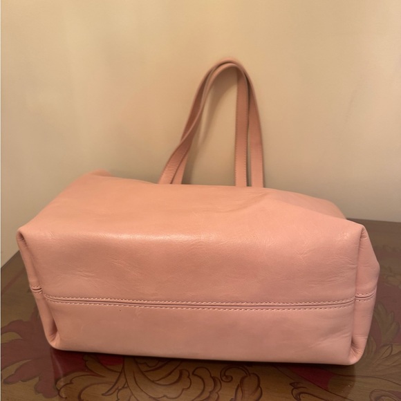 PRICE DROP:BOTKIER Lambskin LEATHER suede-lined SwanLake HighlineBLUSH PINK TOTE - Picture 3 of 13